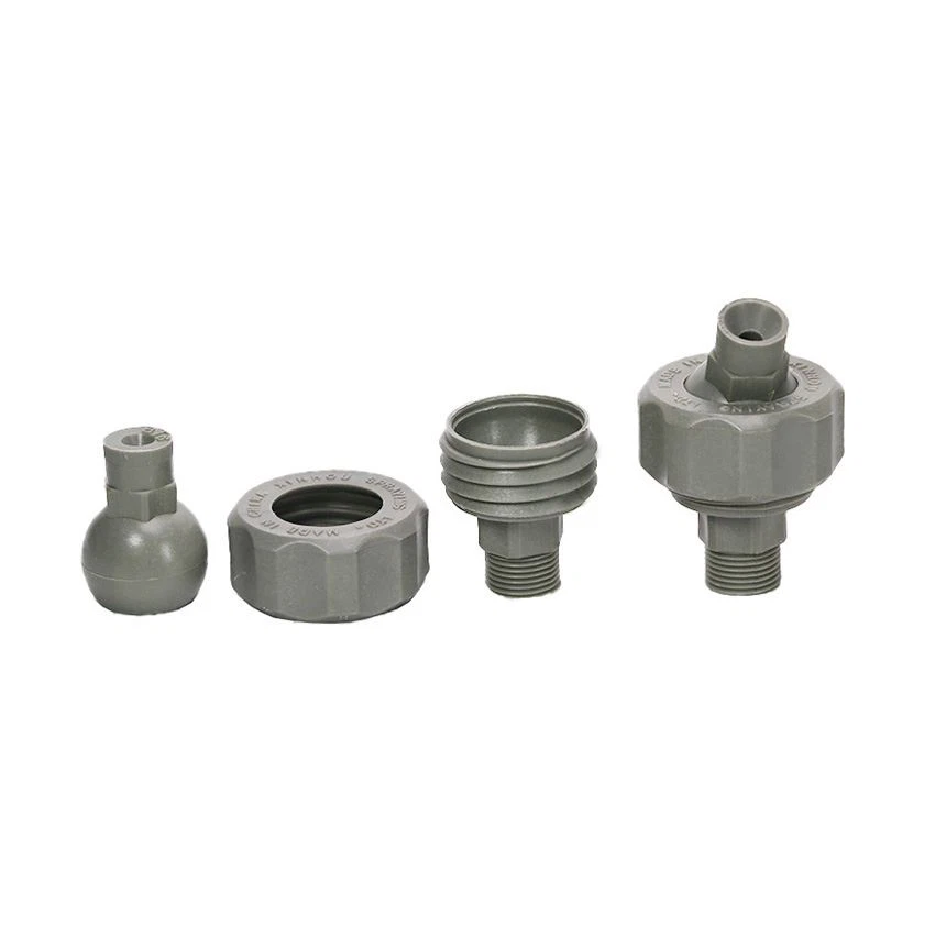 155 Adjustable Threaded Ball Plastic Full Cone Nozzles